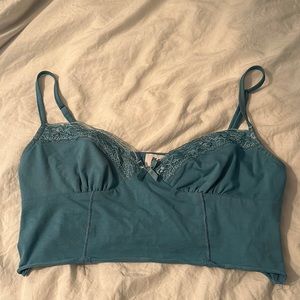 Blue Princess Polly crop top